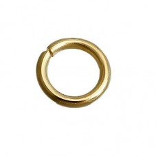 50 Anneaux de Jonction en Acier Inoxydable Doré 5mm