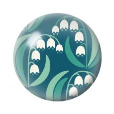 Cabochon en Verre Illustré Fleurs 12 à 25mm pour la création de bijoux fantaisie - DIY