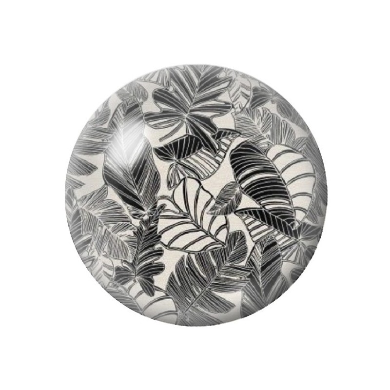 Cabochon en Verre Illustré Fleurs 12 à 25mm