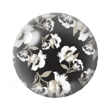 Cabochon en Verre Illustré Fleurs 12 à 25mm pour la création de bijoux fantaisie - DIY