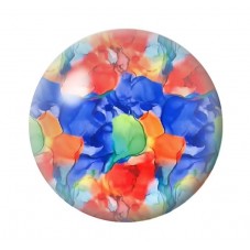 Cabochon en Verre Illustré Fleurs 12 à 25mm pour la création de bijoux fantaisie - DIY