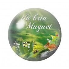 Cabochon en Verre Illustré Fleurs 12 à 25mm pour la création de bijoux fantaisie - DIY