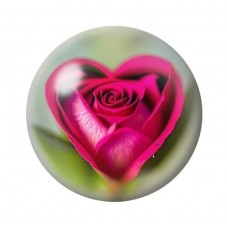 Cabochon en Verre Illustré Fleurs 12 à 25mm pour la création de bijoux fantaisie - DIY