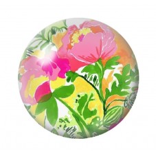 Cabochon en Verre Illustré Fleurs 12 à 25mm pour la création de bijoux fantaisie - DIY