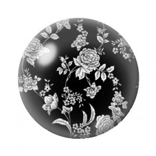 Cabochon en Verre Illustré Fleurs 12 à 25mm pour la création de bijoux fantaisie - DIY