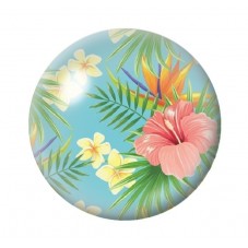 Cabochon en Verre Illustré Fleurs 12 à 25mm pour la création de bijoux fantaisie - DIY