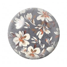 Cabochon en Verre Illustré Fleurs 12 à 25mm pour la création de bijoux fantaisie - DIY