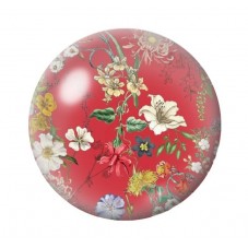 Cabochon en Verre Illustré Fleurs 12 à 25mm pour la création de bijoux fantaisie - DIY