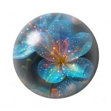 Cabochon en Verre Illustré Fleurs 12 à 25mm pour la création de bijoux fantaisie - DIY