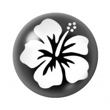 Cabochon en Verre Illustré Fleurs 12 à 25mm pour la création de bijoux fantaisie - DIY