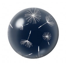 Cabochon en Verre Illustré Fleurs 12 à 25mm pour la création de bijoux fantaisie - DIY