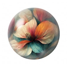 Cabochon en Verre Illustré Fleurs 12 à 25mm pour la création de bijoux fantaisie - DIY