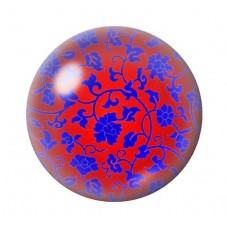 Cabochon en Verre Illustré Fleurs 12 à 25mm pour la création de bijoux fantaisie - DIY