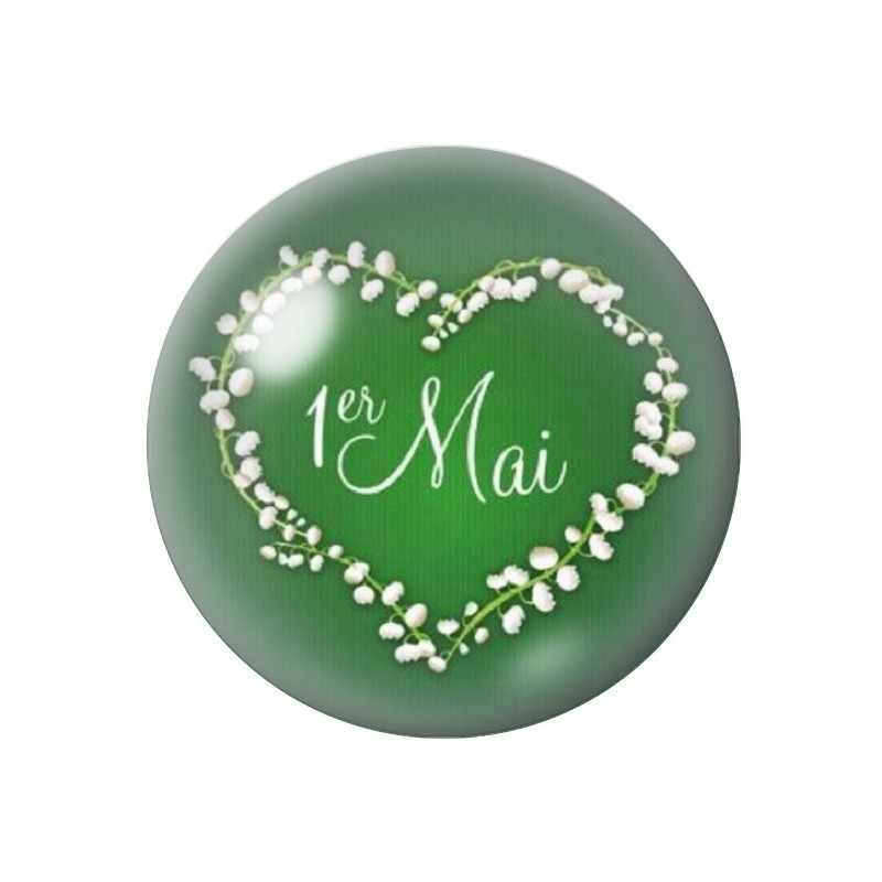 Cabochon en Verre Illustré Fleurs 12 à 25mm