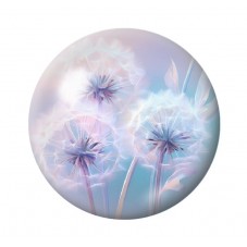Cabochon en Verre Illustré Fleurs 12 à 25mm pour la création de bijoux fantaisie - DIY