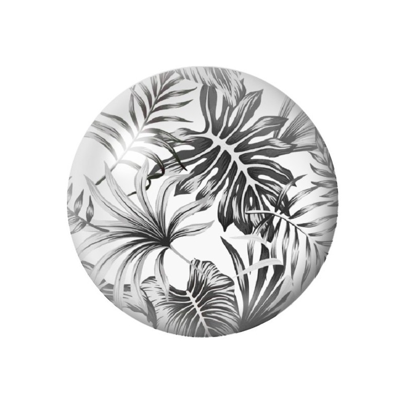 Cabochon en Verre Illustré Fleurs 12 à 25mm