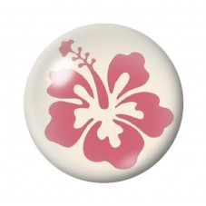 Cabochon en Verre Illustré Fleurs 12 à 25mm pour la création de bijoux fantaisie - DIY