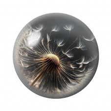 Cabochon en Verre Illustré Fleurs 12 à 25mm pour la création de bijoux fantaisie - DIY