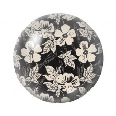 Cabochon en Verre Illustré Fleurs 12 à 25mm pour la création de bijoux fantaisie - DIY