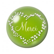 Cabochon en Verre Illustré Fleurs 12 à 25mm pour la création de bijoux fantaisie - DIY