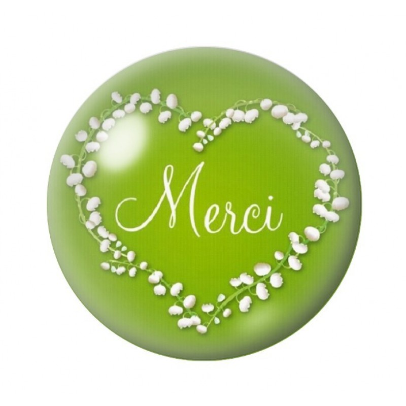 Cabochon en Verre Illustré Fleurs 12 à 25mm