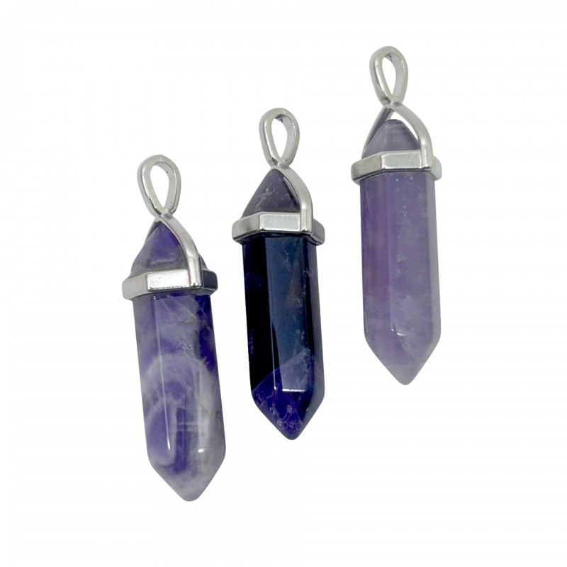 Pendentif en Pierre Naturelle Améthyste 4cm