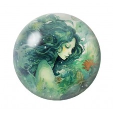 Cabochon en Verre Illustré Mer Été 12 à 25mm pour la création de bijoux fantaisie - DIY