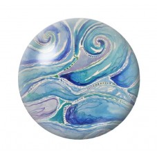 Cabochon en Verre Illustré Mer Été 12 à 25mm pour la création de bijoux fantaisie - DIY