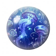 Cabochon en Verre Illustré Mer Été 12 à 25mm pour la création de bijoux fantaisie - DIY