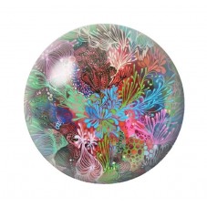 Cabochon en Verre Illustré Mer Été 12 à 25mm pour la création de bijoux fantaisie - DIY