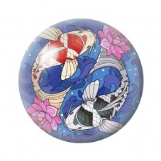 Cabochon en Verre Illustré Mer Été 12 à 25mm pour la création de bijoux fantaisie - DIY