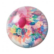 Cabochon en Verre Illustré Mer Été 12 à 25mm pour la création de bijoux fantaisie - DIY