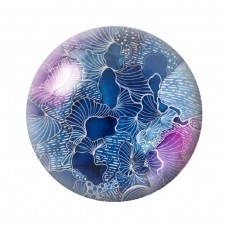 Cabochon en Verre Illustré Mer Été 12 à 25mm pour la création de bijoux fantaisie - DIY