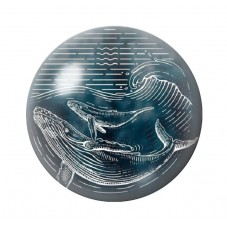 Cabochon en Verre Illustré Mer Été 12 à 25mm pour la création de bijoux fantaisie - DIY