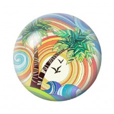 Cabochon en Verre Illustré Mer Été 12 à 25mm pour la création de bijoux fantaisie - DIY