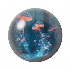 Cabochon en Verre Illustré Mer Été 12 à 25mm pour la création de bijoux fantaisie - DIY