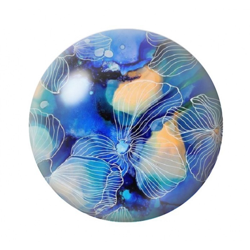 Cabochon en Verre Illustré Mer Été 12 à 25mm
