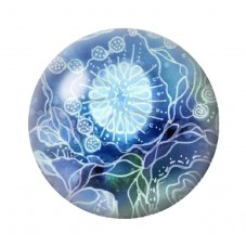 Cabochon en Verre Illustré Mer Été 12 à 25mm pour la création de bijoux fantaisie - DIY