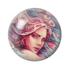 Cabochon en Verre Illustré Mer Été 12 à 25mm pour la création de bijoux fantaisie - DIY