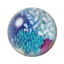 Cabochon en Verre Illustré Mer Été 12 à 25mm pour la création de bijoux fantaisie - DIY