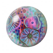 Cabochon en Verre Illustré Mer Été 12 à 25mm pour la création de bijoux fantaisie - DIY