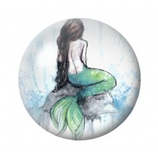 Cabochon en Verre Illustré Mer Été 12 à 25mm pour la création de bijoux fantaisie - DIY