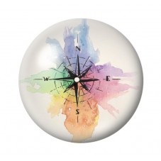 Cabochon en Verre Illustré Mer Été 12 à 25mm pour la création de bijoux fantaisie - DIY