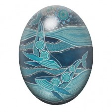 Cabochon en Verre Illustré Mer, Été 13x18, 18x25 ou 30x40mm  pour la Création de Bijoux Fantaisie - DIY