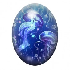 Cabochon en Verre Illustré Mer, Été 13x18, 18x25 ou 30x40mm  pour la Création de Bijoux Fantaisie - DIY
