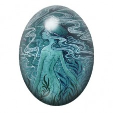 Cabochon en Verre Illustré Mer, Été 13x18, 18x25 ou 30x40mm  pour la Création de Bijoux Fantaisie - DIY