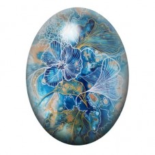 Cabochon en Verre Illustré Mer, Été 13x18, 18x25 ou 30x40mm  pour la Création de Bijoux Fantaisie - DIY