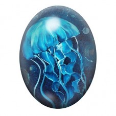 Cabochon en Verre Illustré Mer, Été 13x18, 18x25 ou 30x40mm  pour la Création de Bijoux Fantaisie - DIY