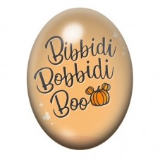Cabochon en Verre Illustré Bibbidi Bobbidi Boo avec Citrouille 13x18, 18x25 ou 30x40mm pour la création de bijoux fantaisie - DI