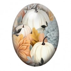 Cabochon en Verre Illustré Citrouilles Halloween 13x18, 18x25 ou 30x40mm  pour la Création de Bijoux Fantaisie - DIY